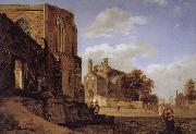 Jan van der Heyden Cathedral Landscape Spain oil painting artist